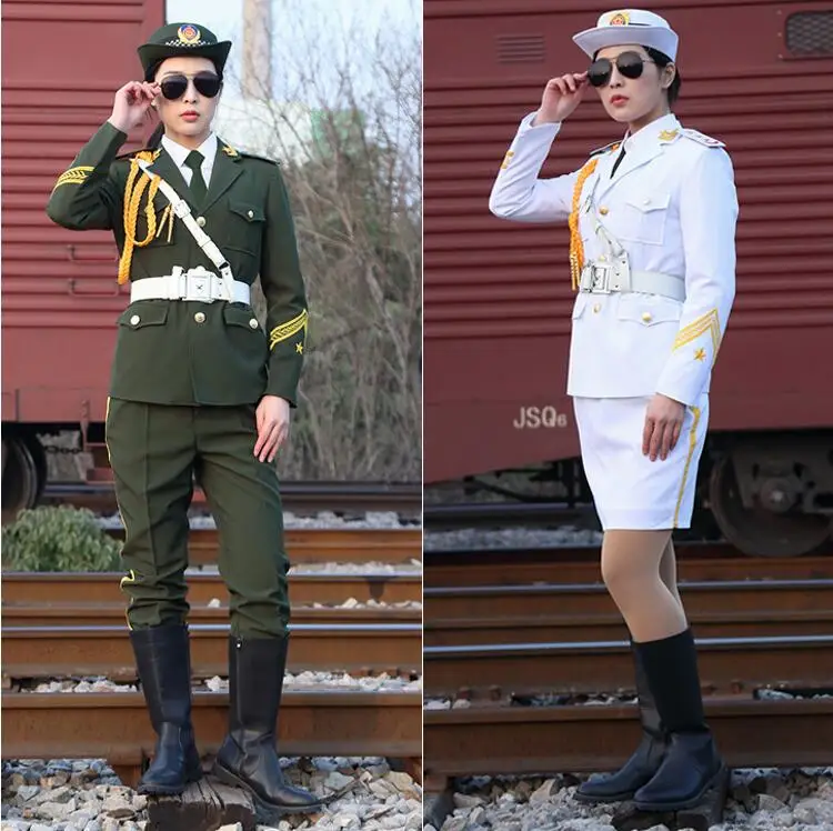 Армейский костюм для Honor красивый сбора флага Guard Китай Национальный