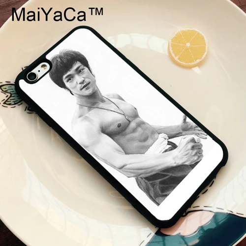 6363 MaiYaCa Брюс Ли фильм кунг-фу звезда Coque аксессуары для iPhone 11 Pro MAX X XR XS MAX 6 6s 7 8 Plus 5S задняя крышка Coque - Цвет: 6363