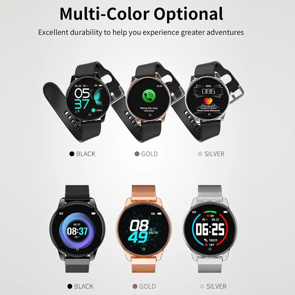 

Waterproof Bluetooth Smartwatch Pedometer Heart Rate Monitor Multi-sports Fitness Tracker Compatible With Android IOS Phones