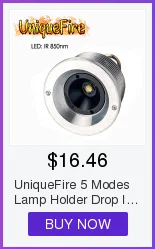 UniqueFire 1505 ИК 940nm мини инфракрасное излучение светодиодный фонарик ночного видения 3 Вт факел использование 1 х 18650 батареи(не включает