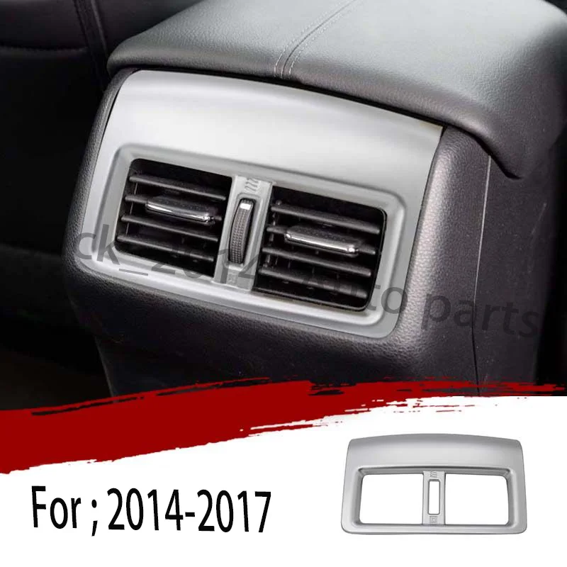 Air outlet frame ABS Серебряный автомобиль модификация внутреннее окно Лифт панель Крышка отделка центральной полосы управления для Honda Accord 9th - Название цвета: Air outlet frame