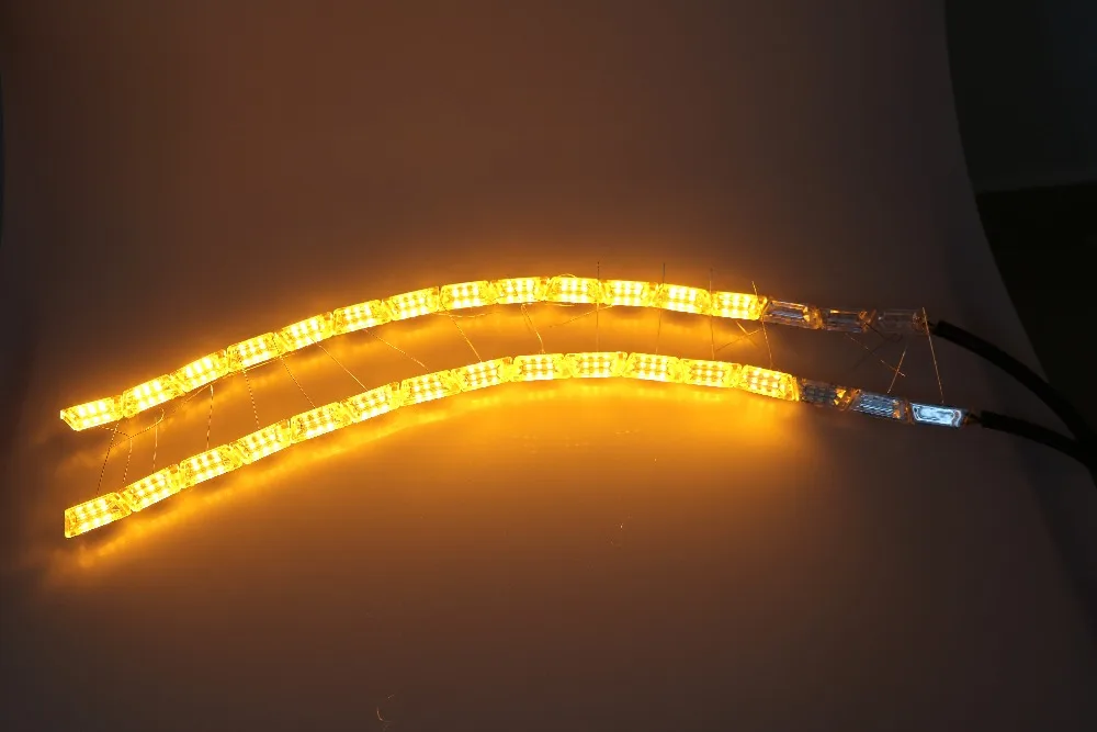 Autoki Универсальный бегущего коня двойной Цвет светодиодный дневные ходовые огни