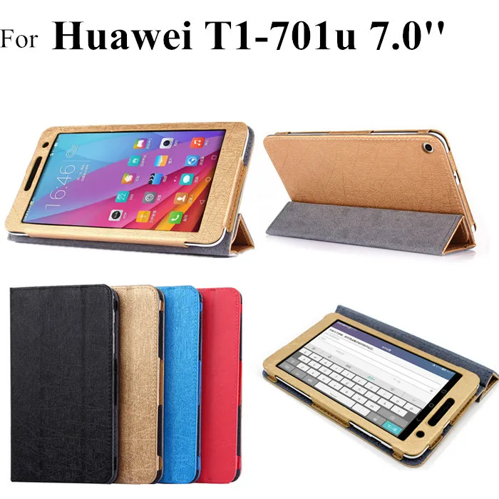 3 в 1 T1-701u Флип кожаный чехол для Huawei Mediapad T1 7 0 T1-701 дюймов планшета + Защитная пленка