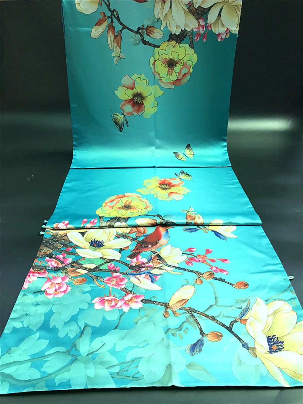 

172x50cm SILK Lycra FABRIC 30%Natural Silk+70%Lycra Fashion Fabrics Dress Silk Print Fabric HF21