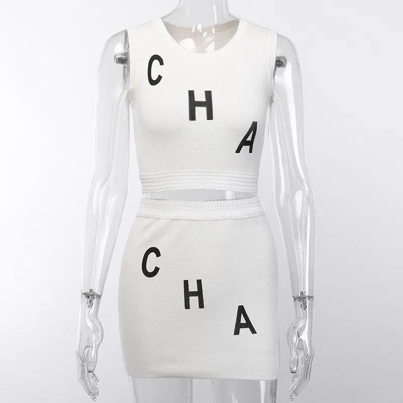 2019 два предмета трикотажные осенние комплекты для женщин высокий уличный бренд