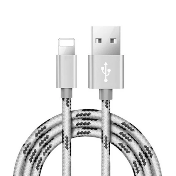 Silver NOHON 8-контактный usb-кабель для iPhone 7, 6, 8, 5S, SE, 6s plus, XS, MAX, XR, XS, для iPad, air, планшет, линия освещения, кабели для зарядки, зарядное устройство - Цвет: Silver