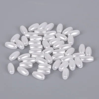 

6x10/6x12/8x11mm Oval Pearl Imitation ABS Beads For Jewelry Making Arts Crafts Apparel Sewing Garment Beads DIY 50-200pcs