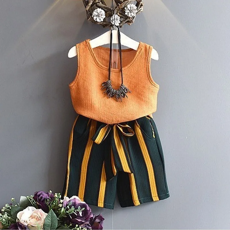 Комплект детской одежды MESOLO для девочек лето 2019|girls clothing|kids clothesgirls clothes |