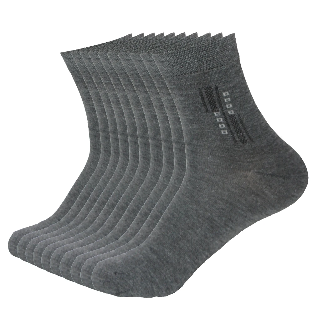 Носки мужские сетчатые трикотажные хлопковые мягкие дышащие повседневные 5