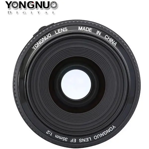 100% оригинальный беспроводной триггер вспышки Yongnuo 35 мм объектив YN35mm F2