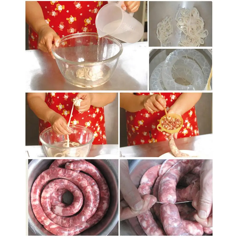 1 шт. овчина сухая тонкая колбасная оболочка покрытие для мяса сычуаньская
