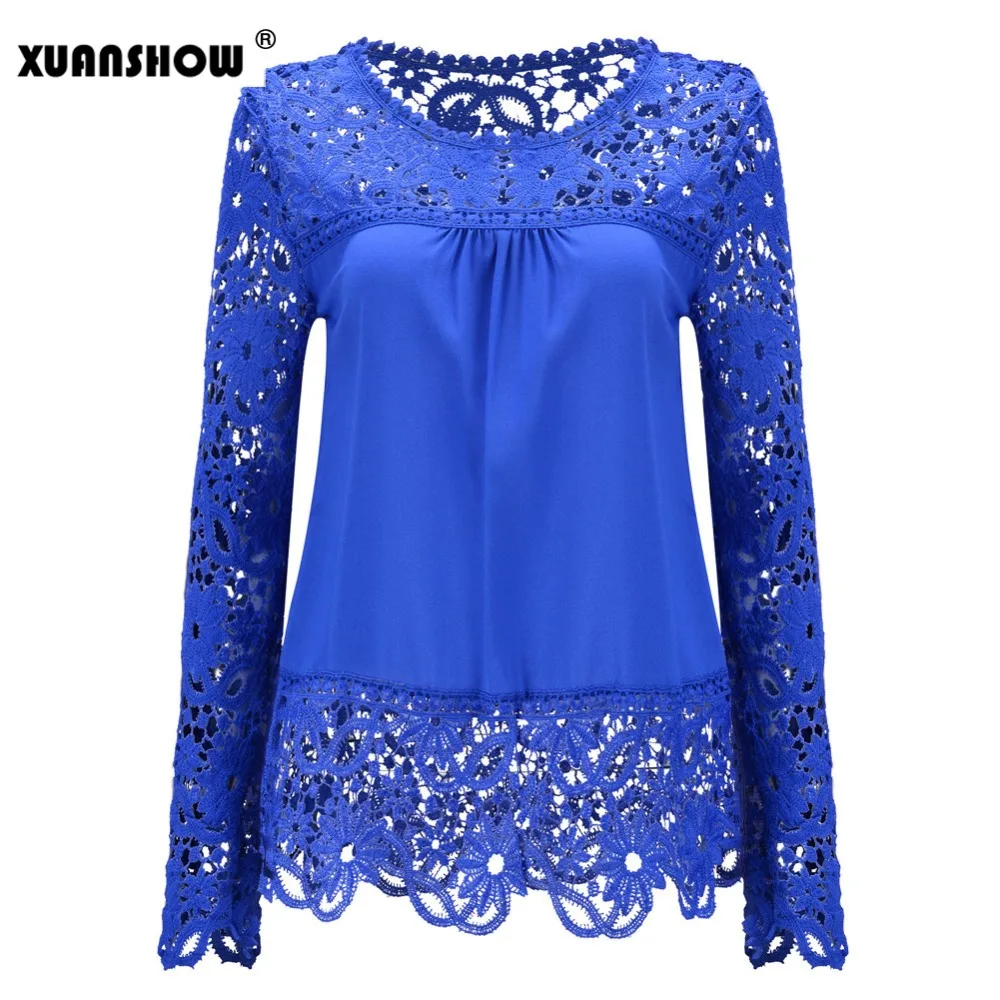 Женская шифоновая блузка с полупрозрачными рукавами весна лето 2018|blouse fashion|fashion