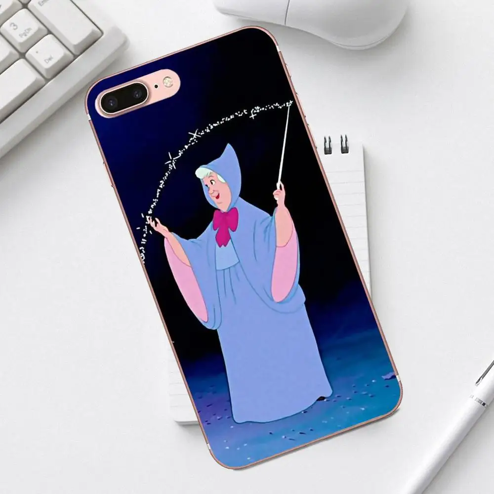 Qdowpz милые Золушки мягкие ТПУ чехлы для iPhone 4 4S 5 5C SE 6 6S 7 8 Plus X XS Max XR Galaxy A3 A5 J1 J3 J5 J7