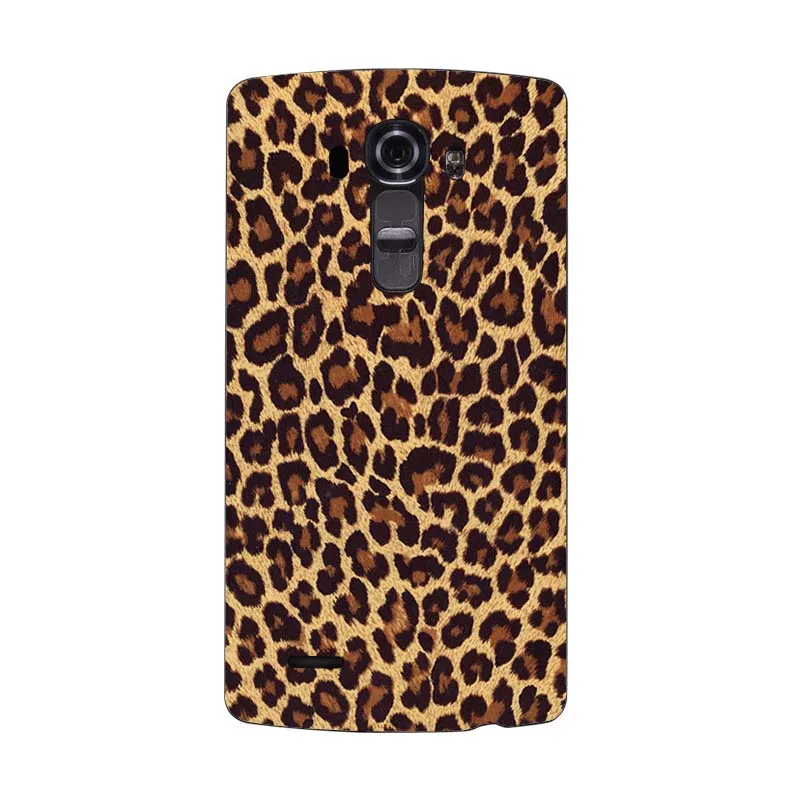 Леопардовый кожи Прохладный Porpular Телефон Случае Пестрые Футляр Для LG G3 |