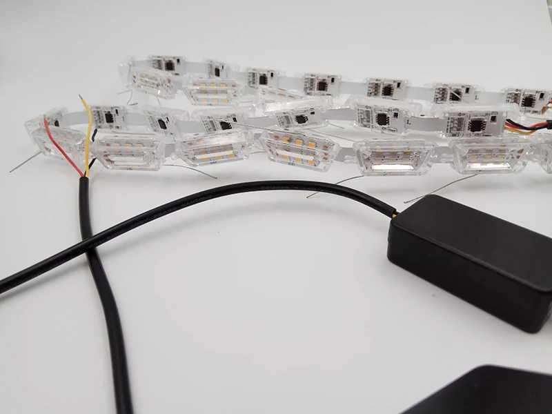 1 комплект автомобилей гибкие горки светодиодный Knight Rider полосы светильник для