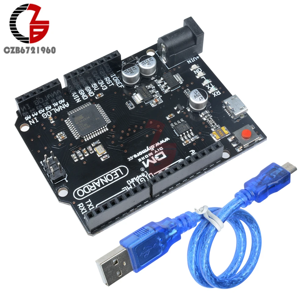 

Умная электроника DC 5 в цифровой Леонардо R3 Atmega32u4 PVM макетная плата аналоговый модуль Micro USB для Arduino DIY начальный набор