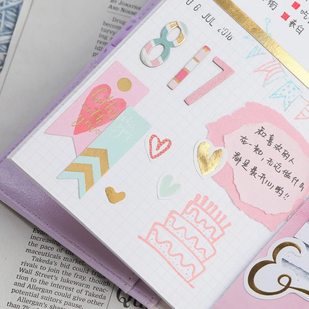 45 шт я просто о вас картона пресс формы для Скрапбукинг Happy planner/карты/бумажник