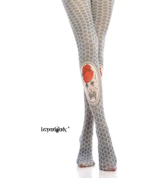 Hot sales! New Fashion Women Vintage Cat Pantyhose Lolita Printed Pantyhose