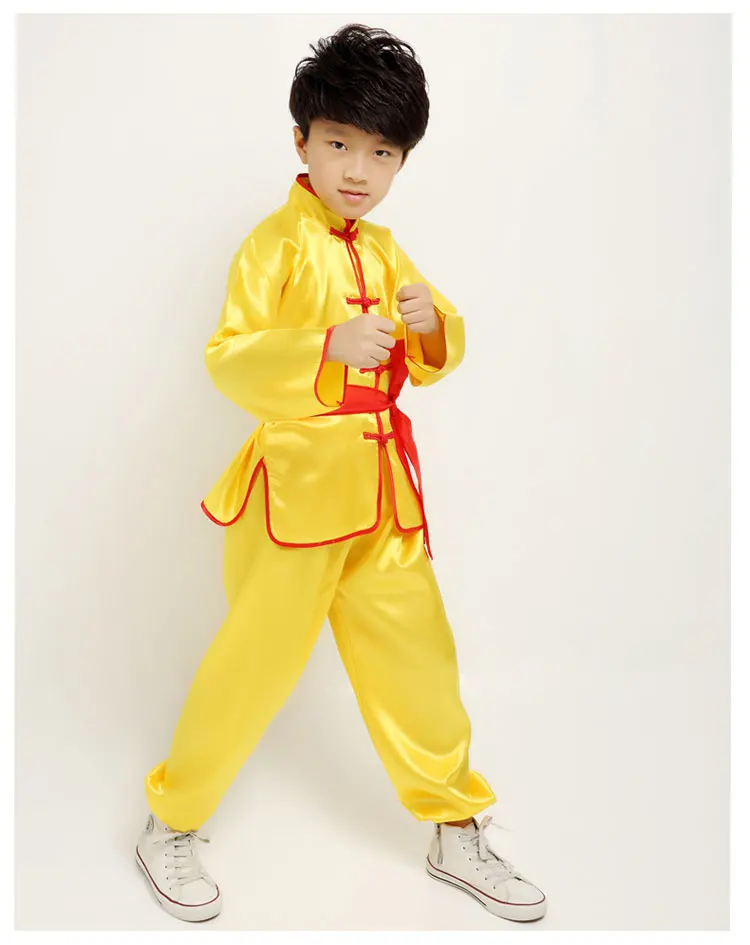 Китайская одежда для мальчиков Tae Kwon Do Kids Wushu традиционная китайский костюм