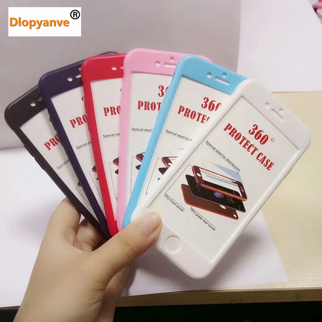 Роскошный мягкий ТПУ 360 Полный Чехол для Xiaomi Redmi 4X 5 5A 6 6A Plus Note 3 4 S2 модный
