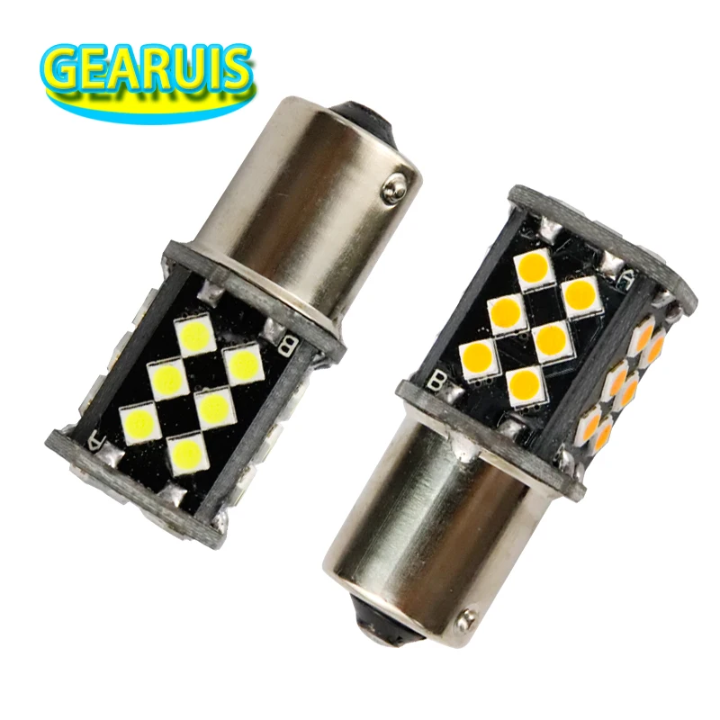 100 шт. Carro levou 1156 BA15S BAU15S PY21W 3 w 30 SMD 3030 0.24A 1157 BAY15D 7440 7443 работающий на de Вольта luz ДЕ Freio