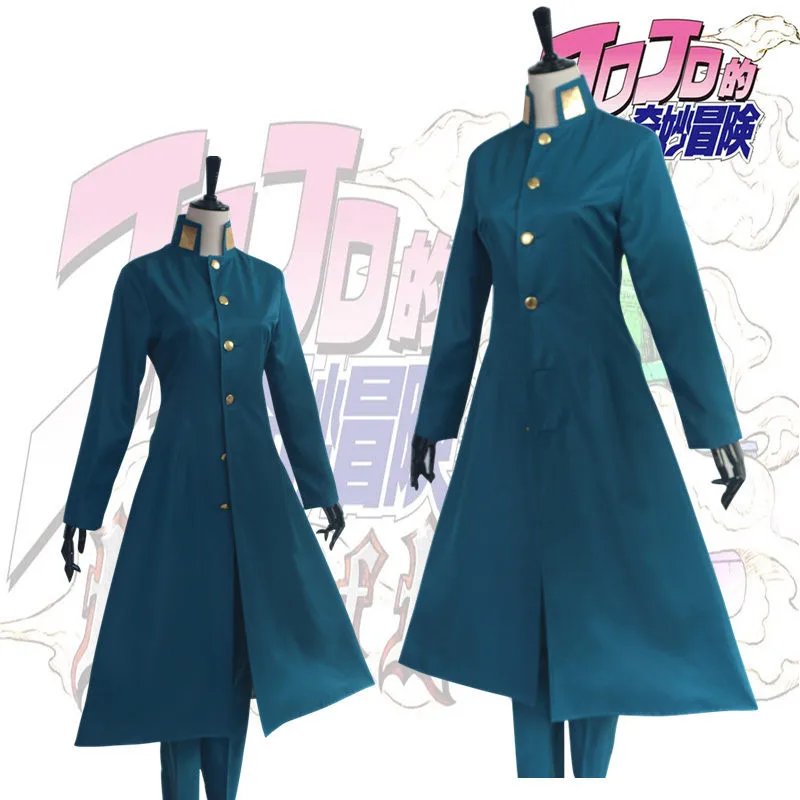 Аниме JOJO'S причудливые Звездные крестоносцы Kakyoin Noriaki боевой костюм для косплея
