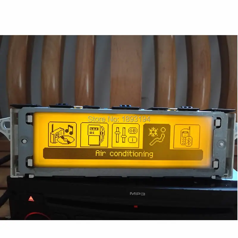 Варан желтый 12 штифтов для Peugeot 307 3008 407 5008 Citroen C4 C5 Экран Поддержка USB и Bluetooth