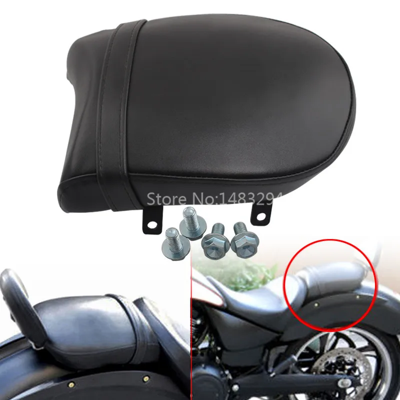 

Black Rear Passenger Pillion Pad Seat For Victory Vegas Kingpin Judge 2003-2013