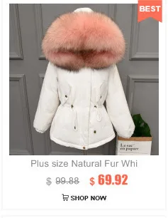 Streetwear Winter Women Jacket Hooded Parkas Pink Snow Female Coat Loose Oversized Adjustable Waist Womens Short Parka MY38