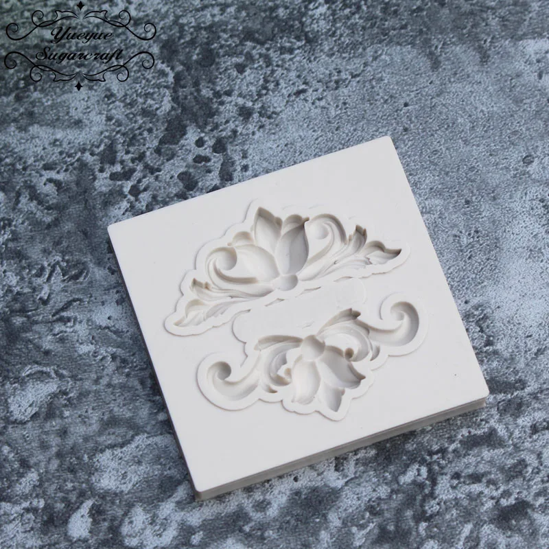 Yueyue Sugarcraft новейшая угловая силиконовая форма помадка форма для украшения торта инструменты форма для шоколадной мастики