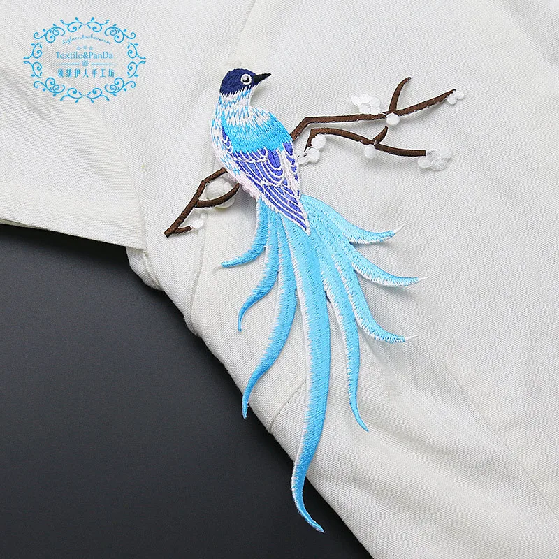 

Тканевая паста «Райская птичка», декоративная заплатка, приклеенная к большим отверстию, ручная работа, оригинальные аксессуары «сделай са...