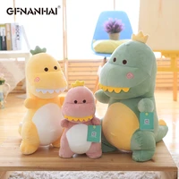 cute soft dinosaur plush toys kawaii stuffed animals down cotton dinosaurs plush doll for baby children birthday gift 153040