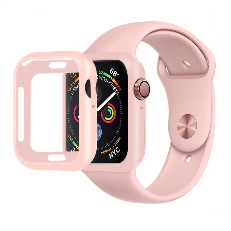 Чехол серии 3 42 мм 38 мм для Apple Watch Series 4 40 мм 44 мм чехол-протектор Ультратонкий Мягкий силиконовый защитный чехол для iWatch