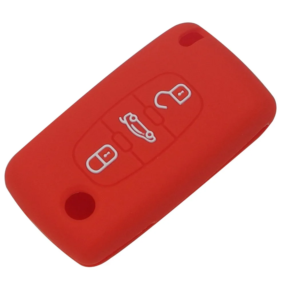 10 шт в упаковке новая силиконовая ключница для переноски чехол флип ключа