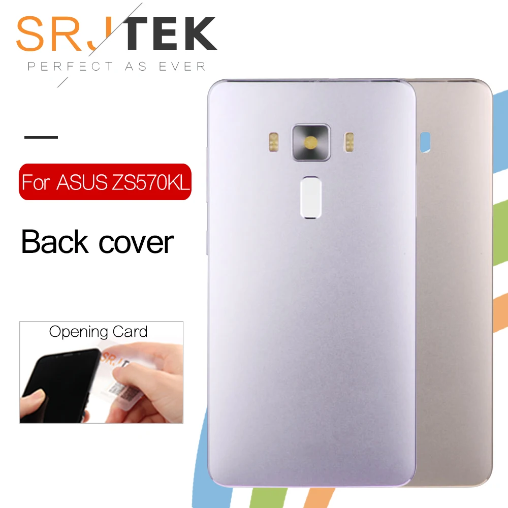 Original Back Housing For ASUS Zenfone 3 Deluxe ZS570KL Z016D Battery Cover Case with Camera Lens Replacement Parts | Мобильные