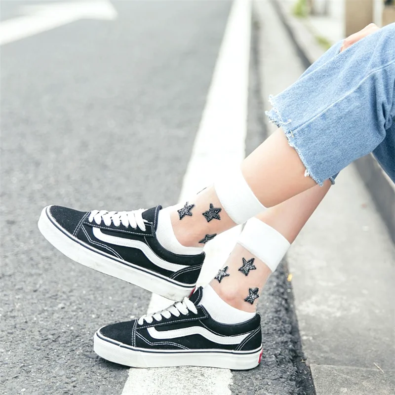 Модные мягкие Носки Тюль прозрачные сетчатые носки стильная женская обувь