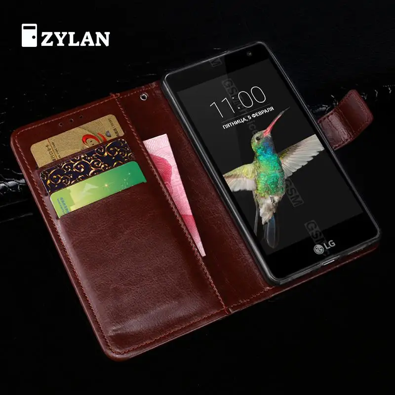 ZYLAN для LG K4 роскошный кожаный чехол кошелек откидной защитный мобильного