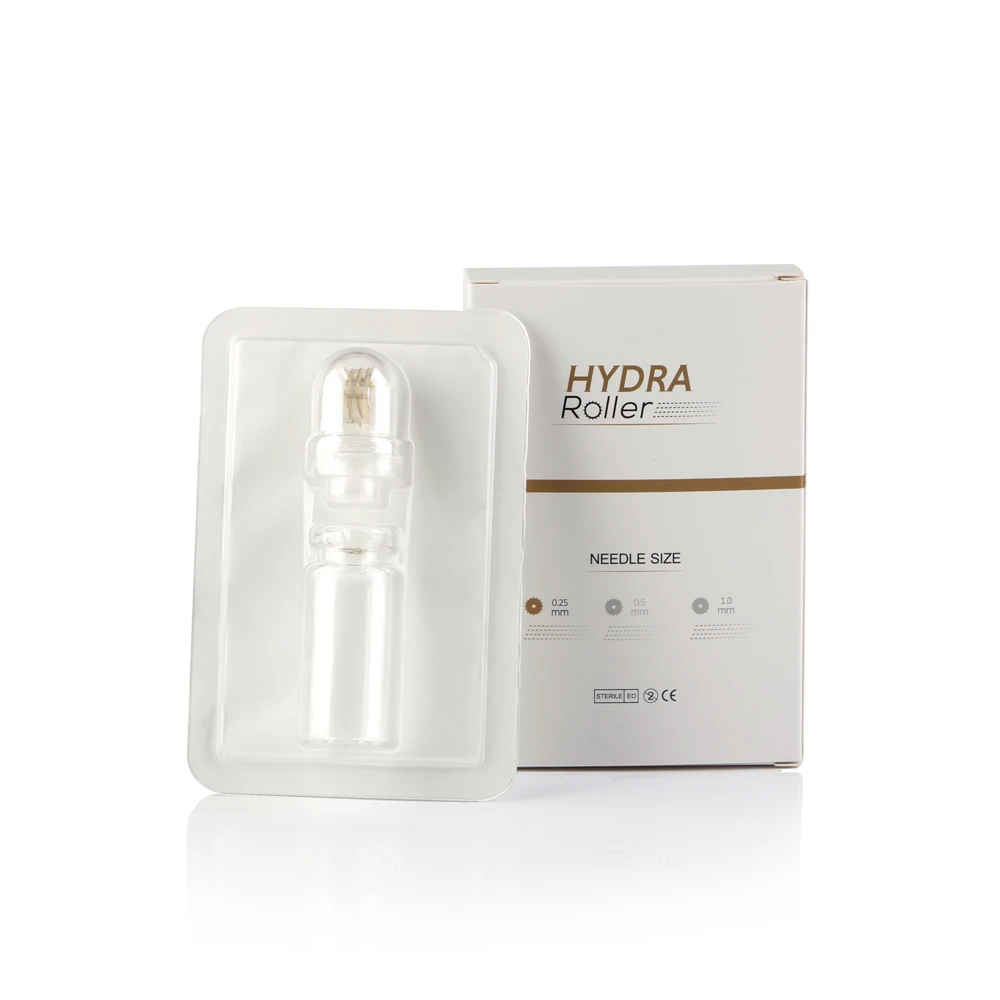 Микро иглы РОЛИК dermaroller Hydra ролик 64 MezoRoller анти возраст Derma Reborn лечение клеток