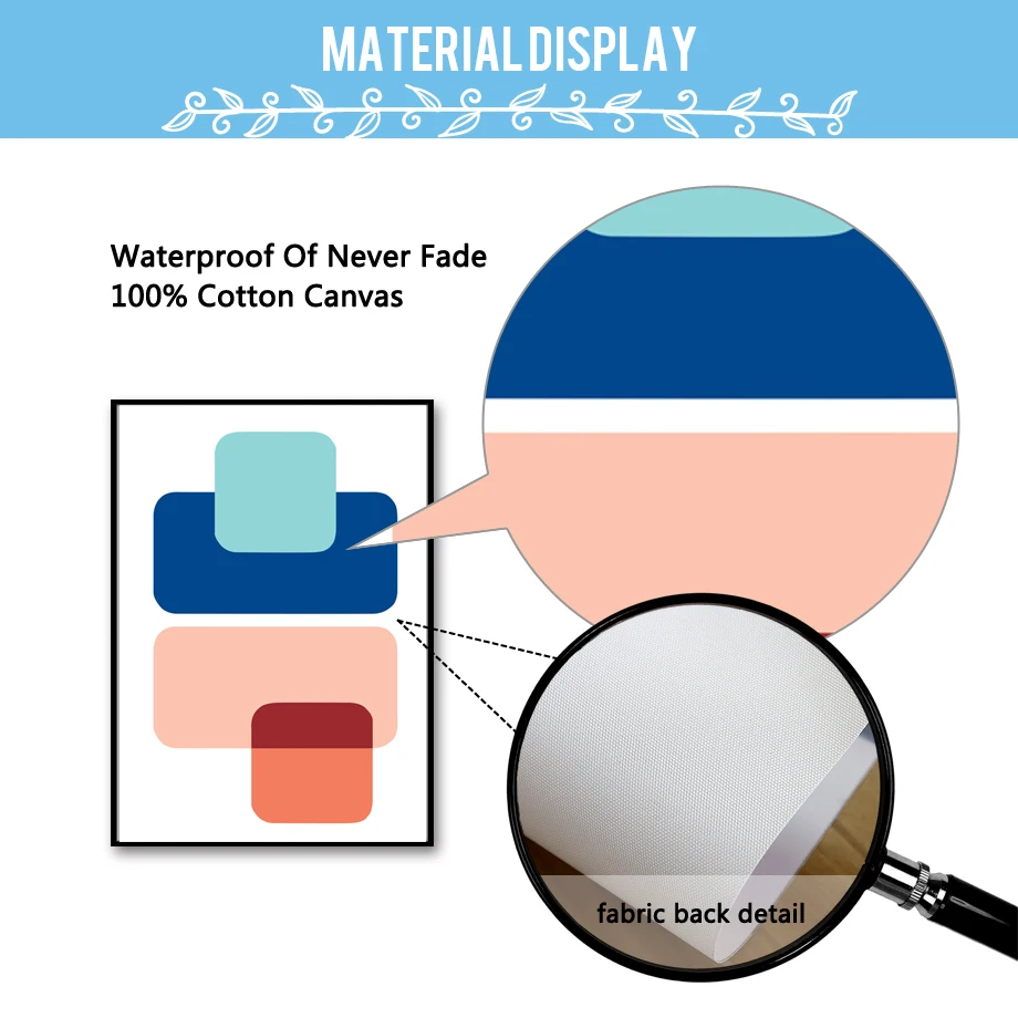 Абстрактная картина геометрической формы настенная живопись на холсте