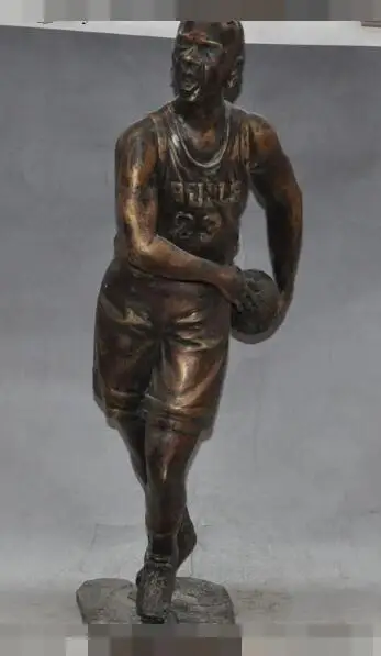 S06082 американская известная большая баскетбольная статуя Майкла Джордана