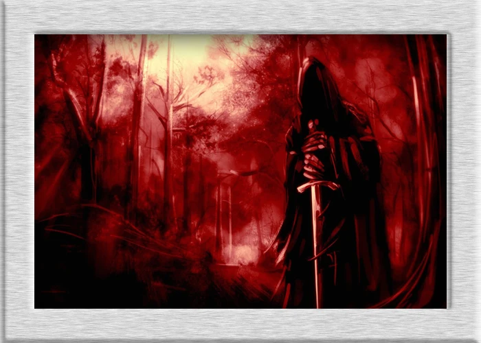 Grim Reaper Современной Поп элементы стены HD холст полиграфии жикле украшения дома