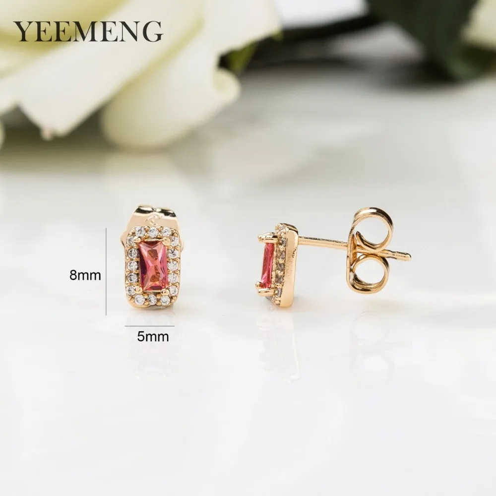 YEEMENG 2019 новые женские серьги гвоздики в виде фотоблесток золотого