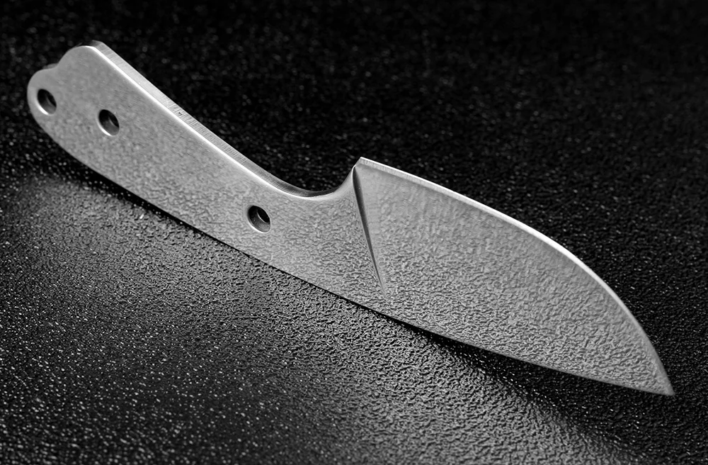KKWOLF DIY прямой нож заготовки открытый фиксированным лезвием охотничий нож пустой 440C из нержавеющей стали ручной работы материал лезвия EDC инструменты