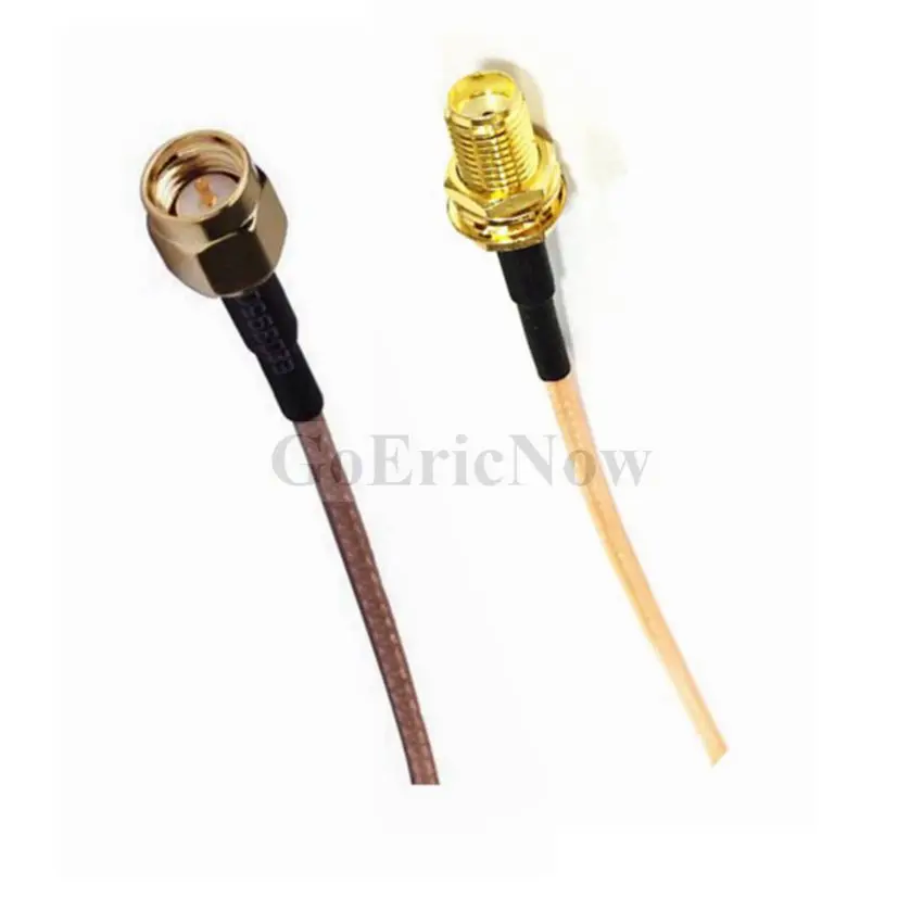 1 шт 15 футов RF коаксиальный RP-SMA/SMA штекер sma разъем удлинитель для головок соединительный кабель RG316 5 м разъем - Цвет: 2