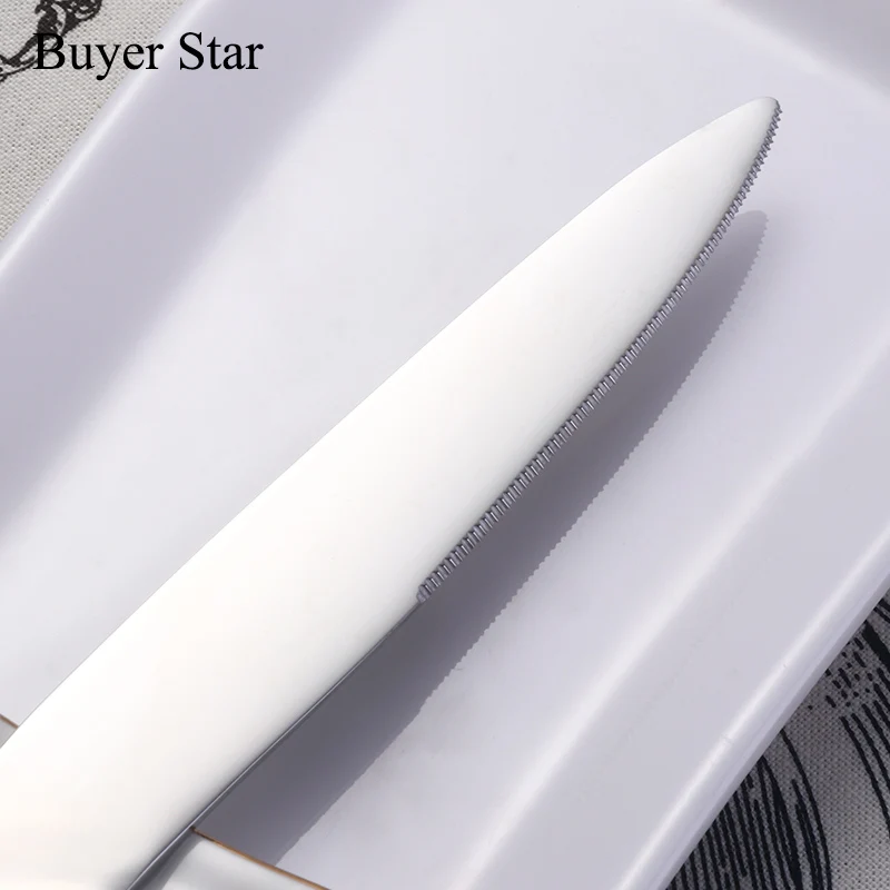 Набор столовых приборов из нержавеющей стали 24 шт./компл. зеркальная