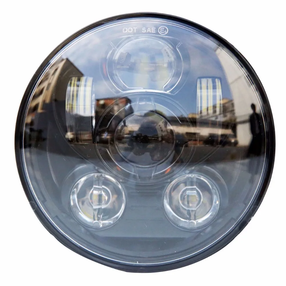

New! 1 piece 5.75 Inch Black Projector 45W Hi/Low Beam LED Headlight