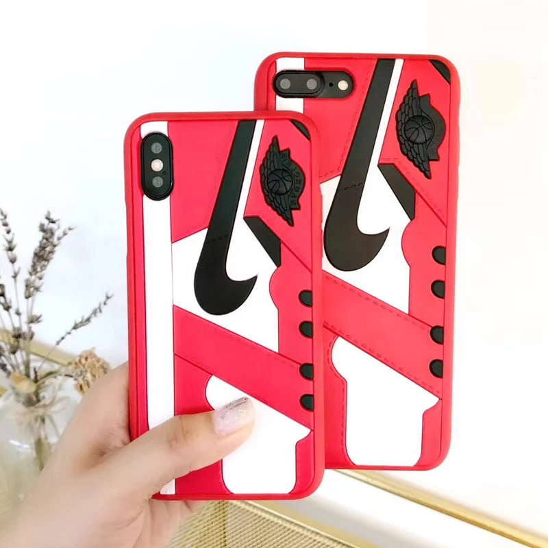 Fashion Us Street Trend 3D Shoes Air Dunk Jordan Phone Case For iPhone 6S 6 7 8 Plus Back Cover Cases X 10 XR XS MAX |