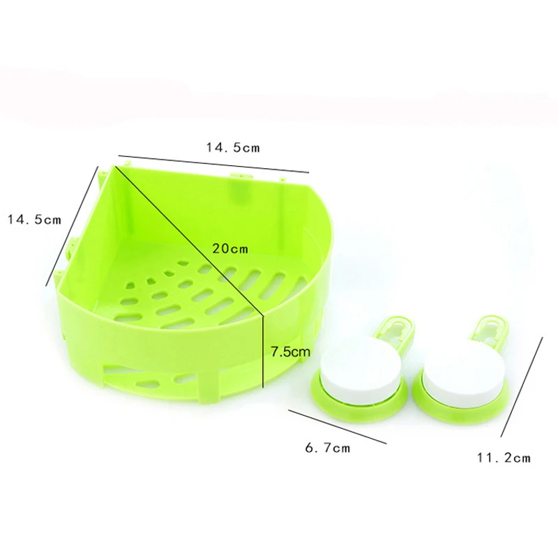 1 предмет Творческий Ванная комната угловой Стеллаж Органайзер настенная полка