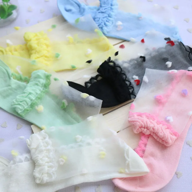 Новинка 2021 женские носки 5 пар/лот брендовые новые ультратонкие прозрачные