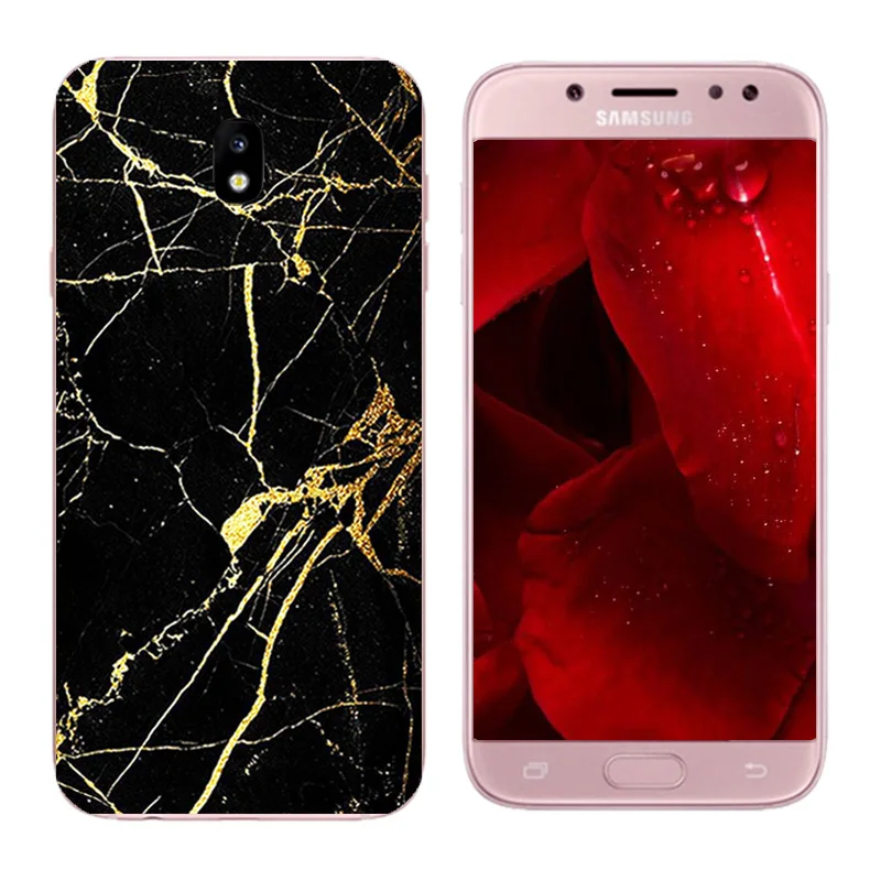 Чехол для Samsung Galaxy J5 2017 J530 Pine с принтом в виде ракушки чехлы телефонов J530F чехол из
